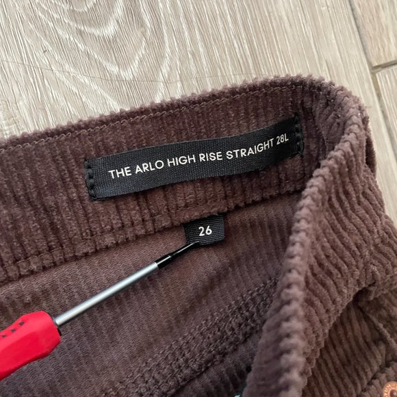 Aritzia | Denim Forum Arlo Hi-Rise Straight Corduroy Pant - Size 26 - Picture 9 of 13
